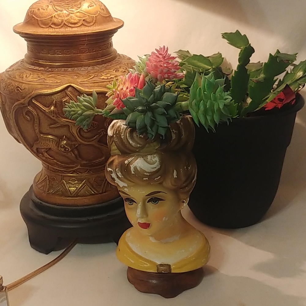 Vintage Rubens Head Vase